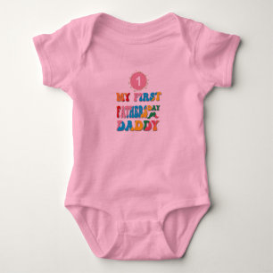 Lycklig First Fars dag pappa T Shirt