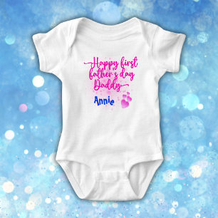 Lycklig First Fars dag pappa   T Shirt
