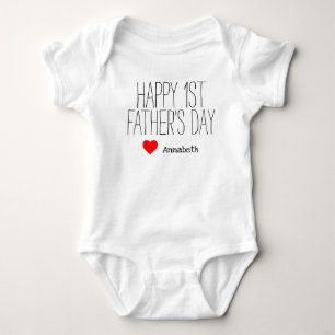 Lycklig First Fars dag Shirt T