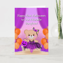 Lycklig First Halloween Ballerina DDotter Kort
