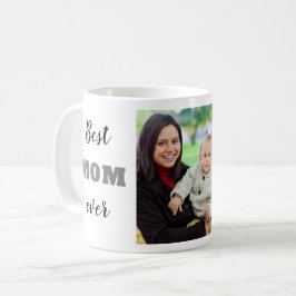 Lycklig First Mors dag Bästa Mamma någonsin-foto Kaffemugg