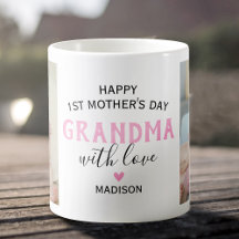 Lycklig First Mors dag Grandma Photo