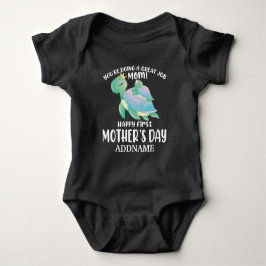 Lycklig First Mors dag - Turtles Personlig T Shirt