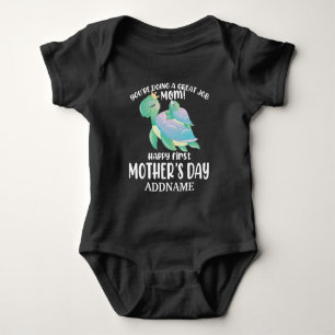 Lycklig First Mors dag - Turtles Personlig T Shirt