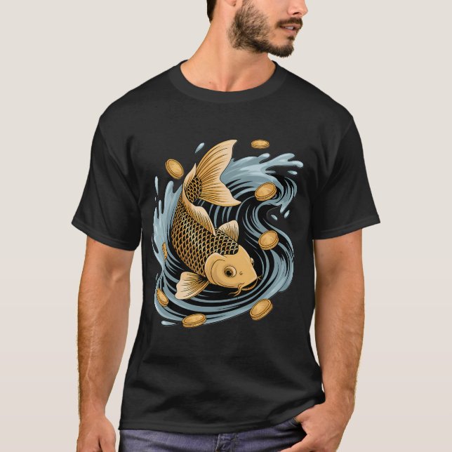 Lycklig fisk t shirt (Framsida)