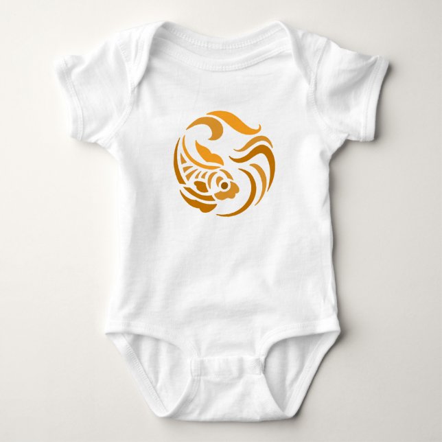 Lycklig fisk tee shirt (Framsida)