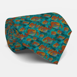 Lycklig fiskeTie Slips