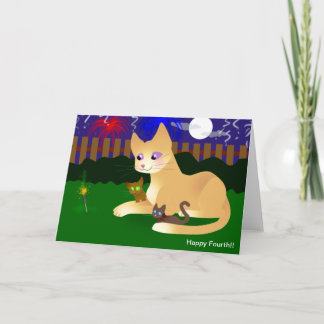 LYCKLIG FJÄRDE KORT