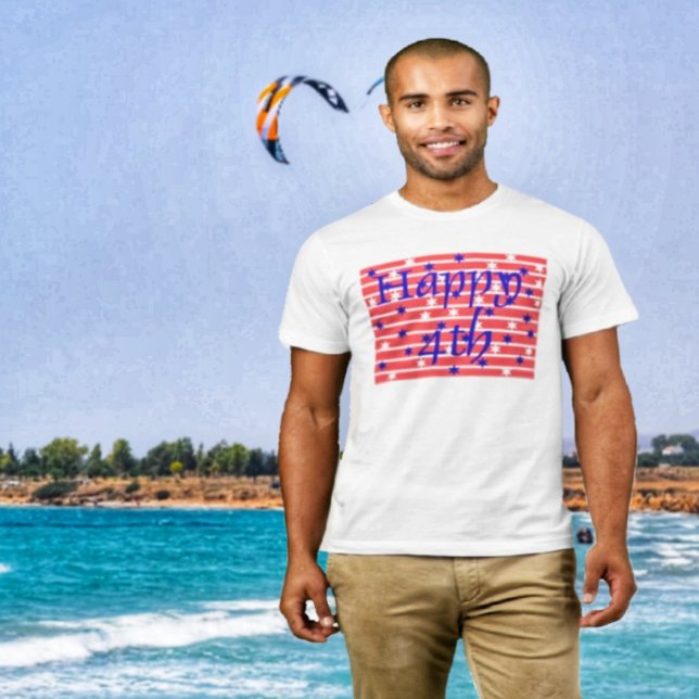 Lycklig Fjärde Tröja (Celebrate Independence day, wearing your summer t-shirt!)