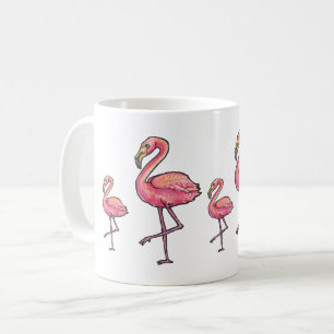 Lycklig Flamingo Kaffemugg