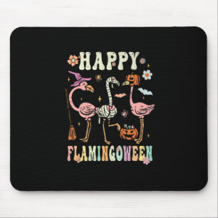 Lycklig Flamingoween Witch Pumpkin Mummy Flamingo Musmatta