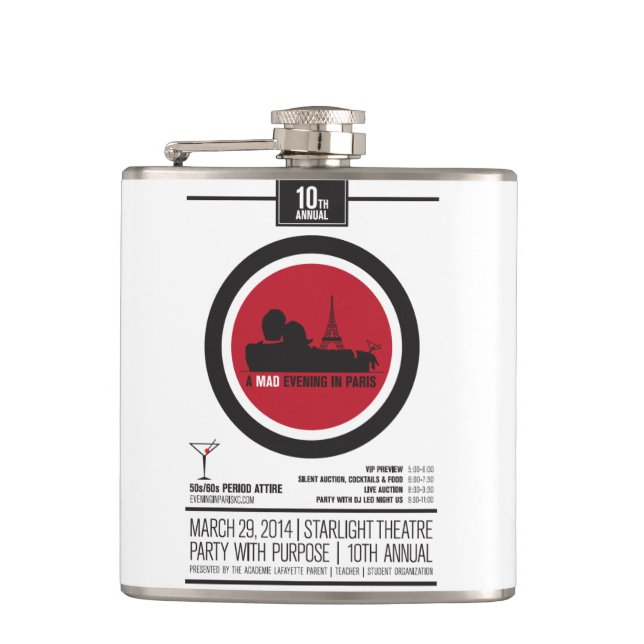 Lycklig flaska fickplunta (Framsidan)