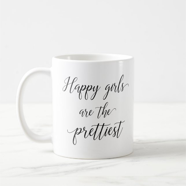 Lycklig-flickorna är de vackraste kaffemugg (Vänster)