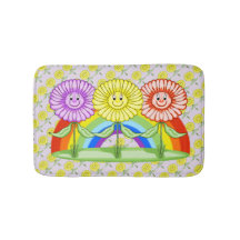 Lycklig Flower Bath Mat