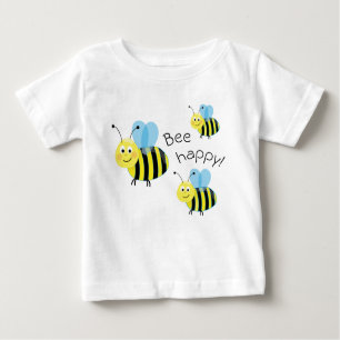 Lycklig flygande bin Cute Bee Lycklig T Shirt