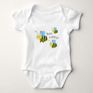 Lycklig flygande bin Cute Bee Lycklig T Shirt