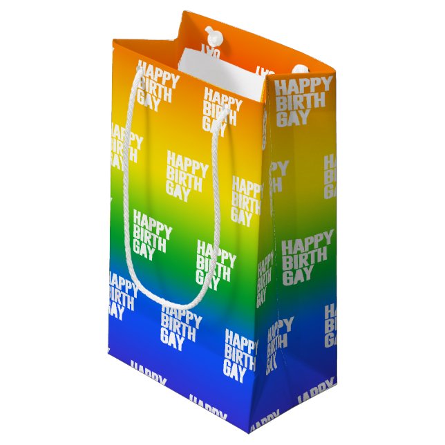 Lycklig Födelsedag Gay (Framsidan Vinklad)