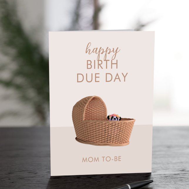 Lycklig födelsedag Mamma som ska vara Gravid kort (Celebrate the mom to be with this card. She's expecting!)