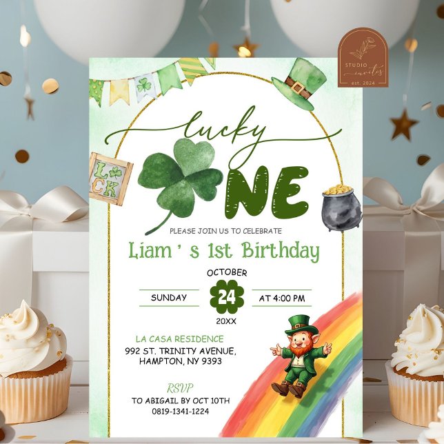 Lycklig födelsedag på St. Patricks dag Inbjudningar (Skapare uppladdad)