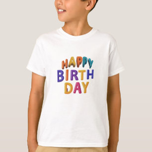 Lycklig födelsedag t shirt