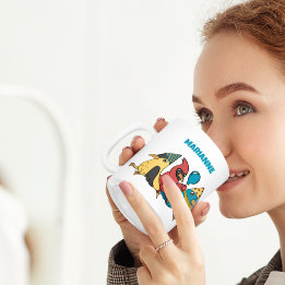 Lycklig födelsedag Tecknad Fåglar som anses vara f Kaffemugg