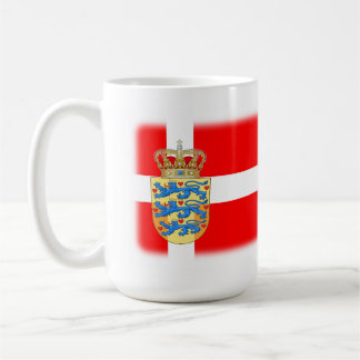 Lycklig Folkets Kom från Danmarks Mugg! Kaffemugg