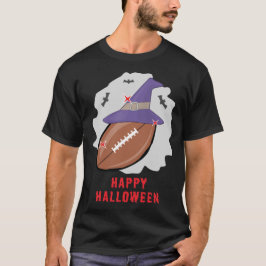 Lycklig Football Halloween - Funny T Shirt