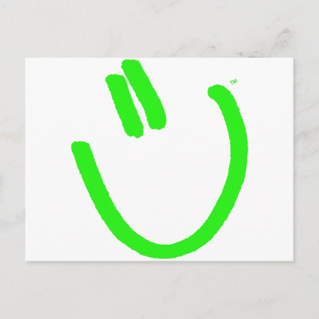 Lycklig för att göra det vykort (Framsida)