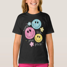 lycklig för att träffa din ansikte Lärare back to T Shirt