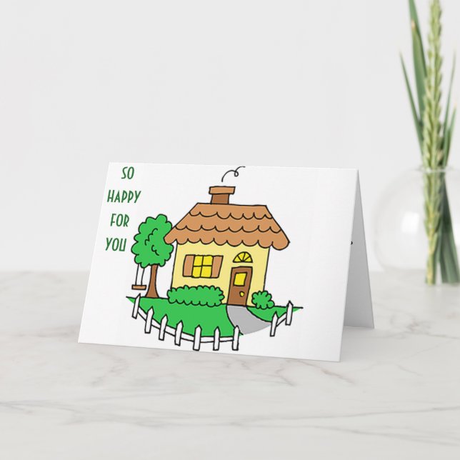 LYCKLIG FÖR DIG/NYA MEMORIER I DIN NYA HEMMA MEDDELANDE (Framsida)