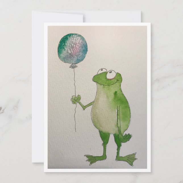 Lycklig för party inbjudningar (Framsida)