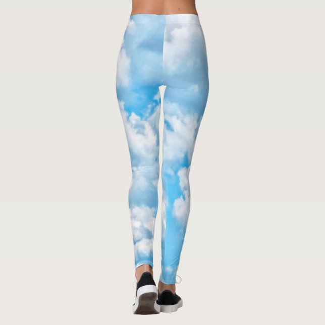 Lycklig fördunklar på dekoren leggings (Baksida)