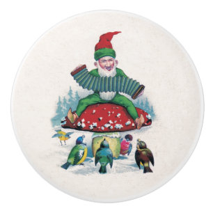 Lycklig Forest Gnome Knopp