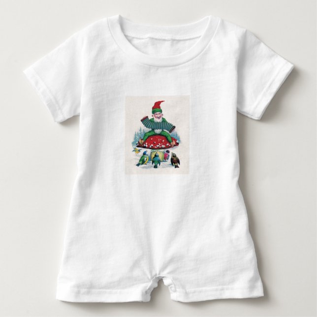 Lycklig Forest Gnome Tee (Framsida)