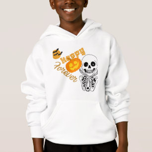 Lycklig Forever Halloween Kids T-Shirt - Cute Skel