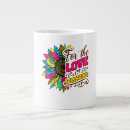 Lycklig förmiddag jumbo mugg