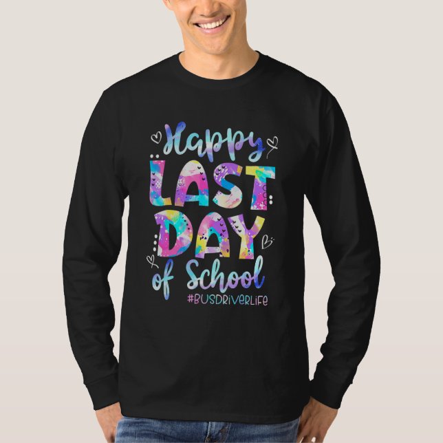 Lycklig förra dagen, Buss-chaufförer, sommartid 4 T Shirt (Framsida)