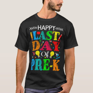 Lycklig förra dagen, före K Studenten-läraren Stud T Shirt