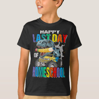 Lycklig förra dagen, Homeschool Monster Lastbil T Shirt
