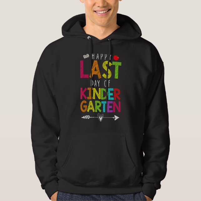Lycklig förra dagen, Kindergarten Lärare Studenter Hoodie (Framsida)