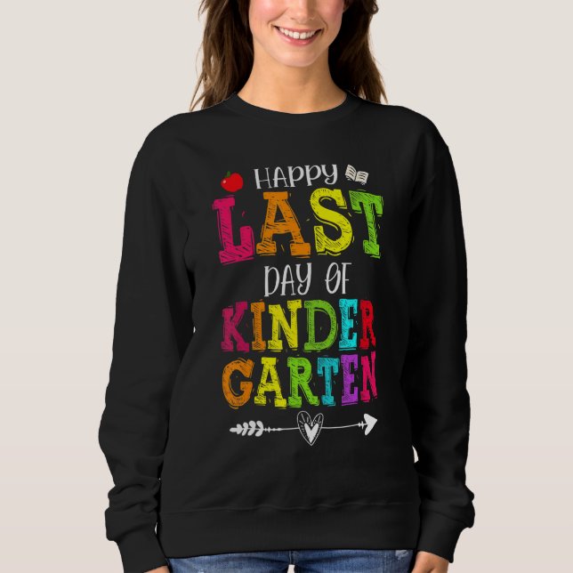Lycklig förra dagen, Kindergarten Lärare Studenter T Shirt (Framsida)
