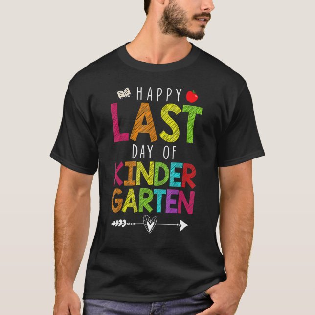 Lycklig förra dagen, Kindergarten Lärare Studenter T Shirt (Framsida)