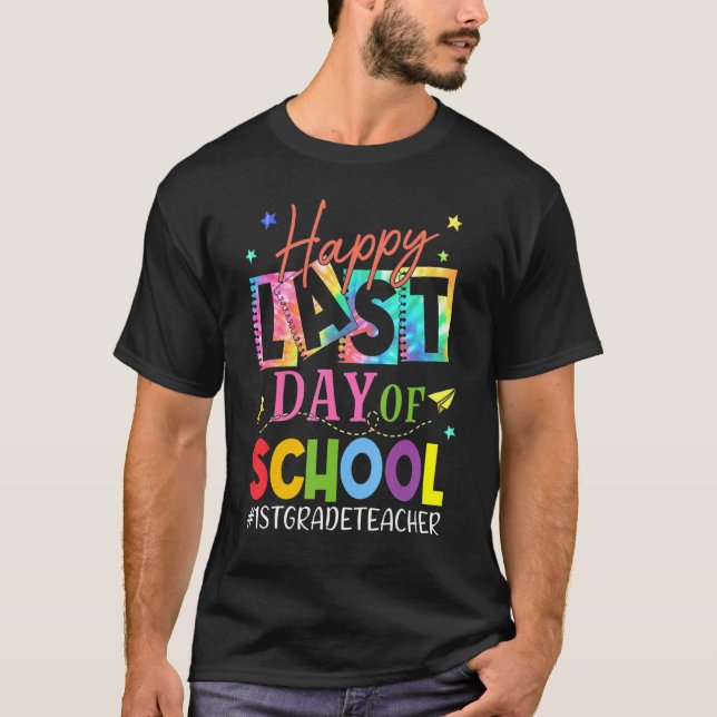 Lycklig förra dagen: Lärare G. T Shirt (Framsida)