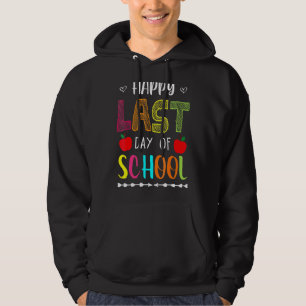 Lycklig förra dagen: Lärarfrid för sommarbrasslare Hoodie