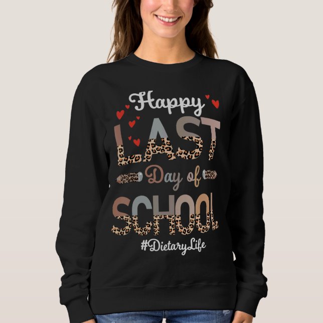 Lycklig, förra dagen, leopard t shirt (Framsida)