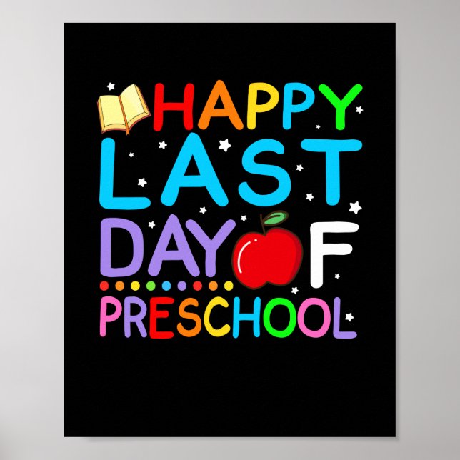 Lycklig förra dagen, Preschool Studenten Poster (Framsidan)