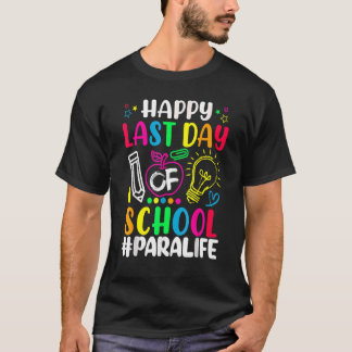Lycklig förra dagen: Skolpara Livslärare, sommar T Shirt