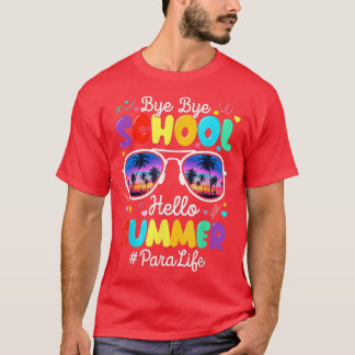 Lycklig förra dagen, sommaruppehållet i skolan Par T Shirt