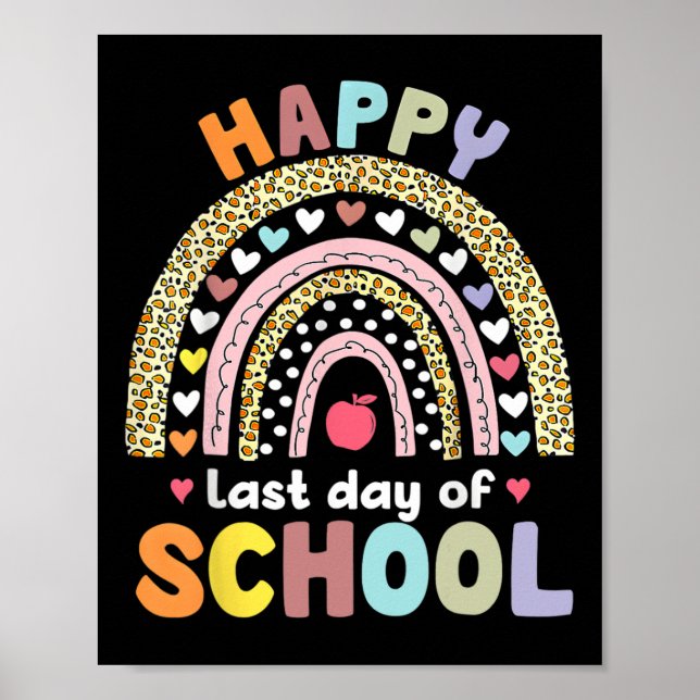 Lycklig förra dagen, Student Graduatio för skollär Poster (Framsidan)