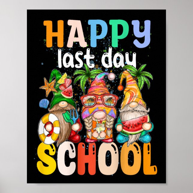Lycklig förra dagen, Student Graduatio för skollär Poster (Framsidan)
